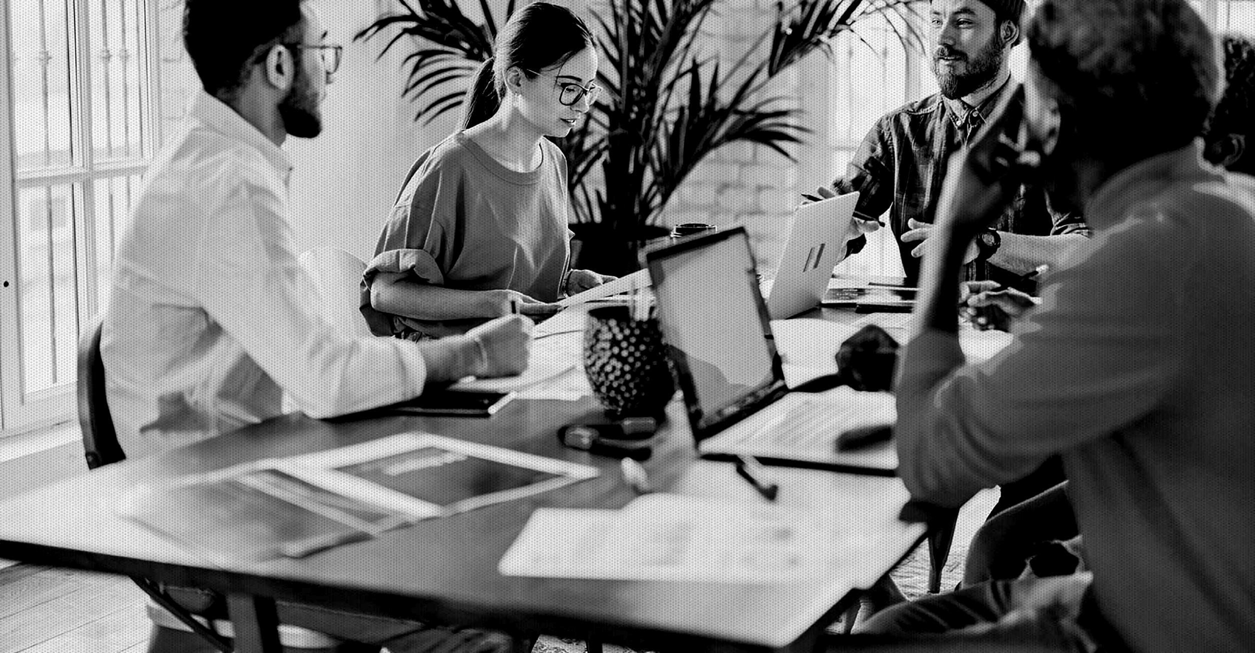 Participant reviewing business communication project feedback